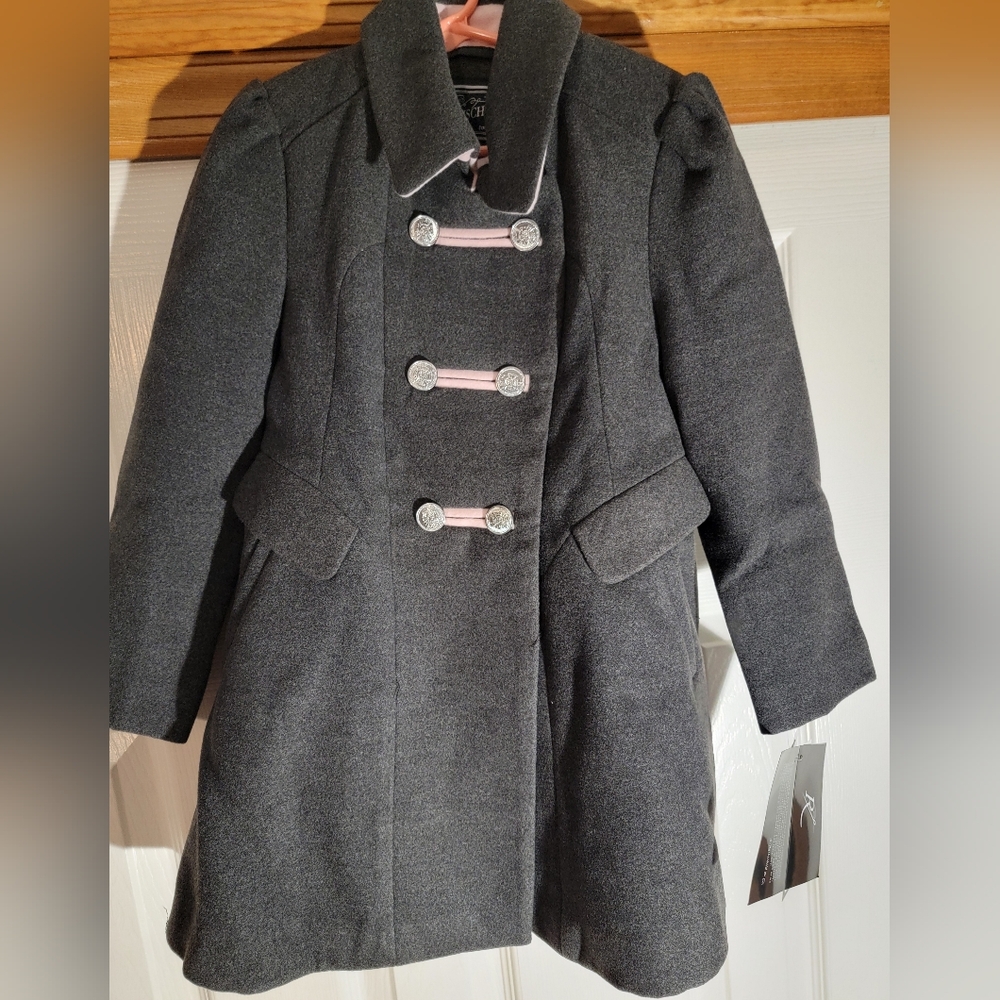 Rothschild Faux Wool Military Kids 5/6 Coat